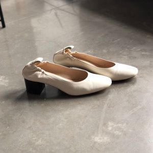 Everlane day heel in white size 8.5